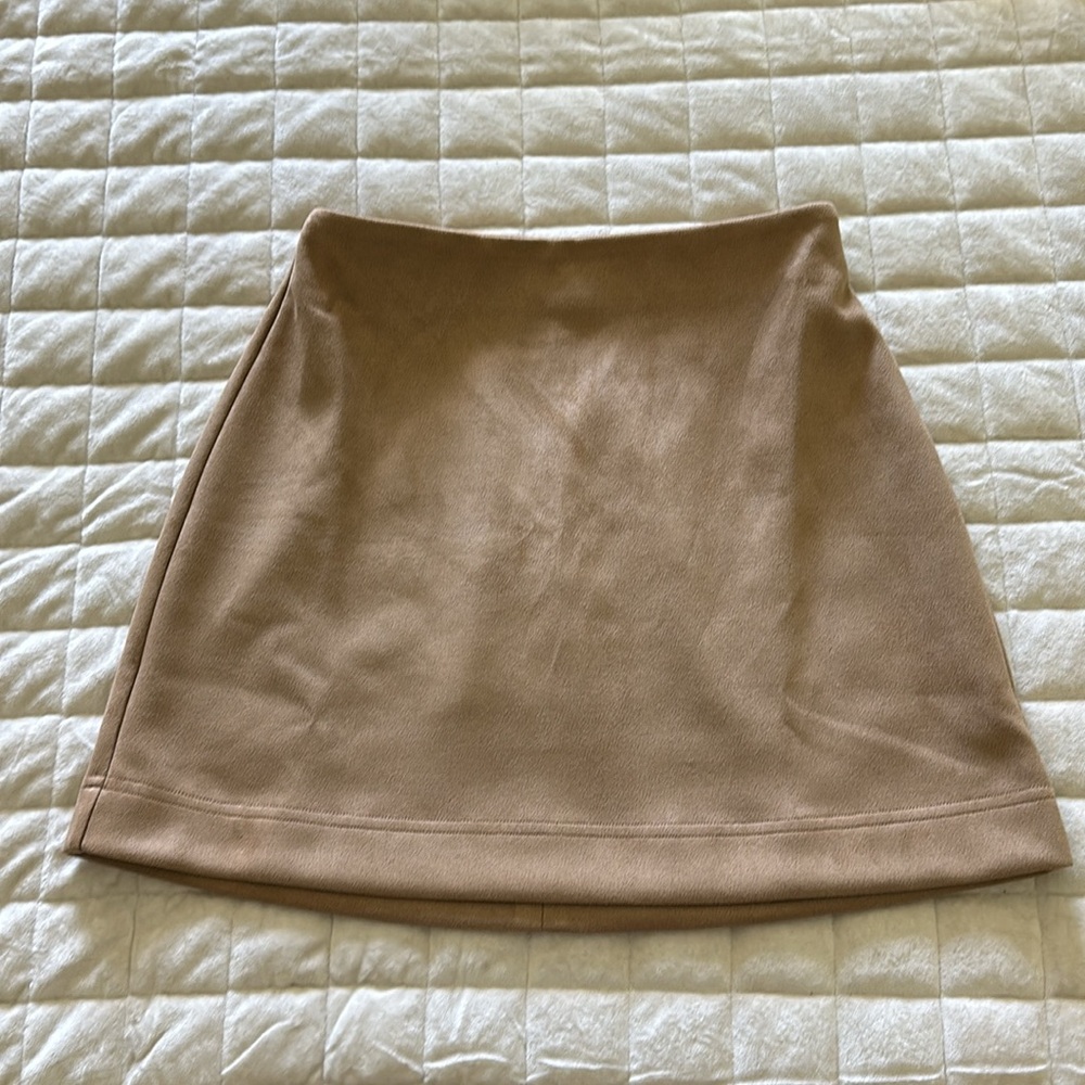Pink Lily Khaki mini skirt- Size XS
